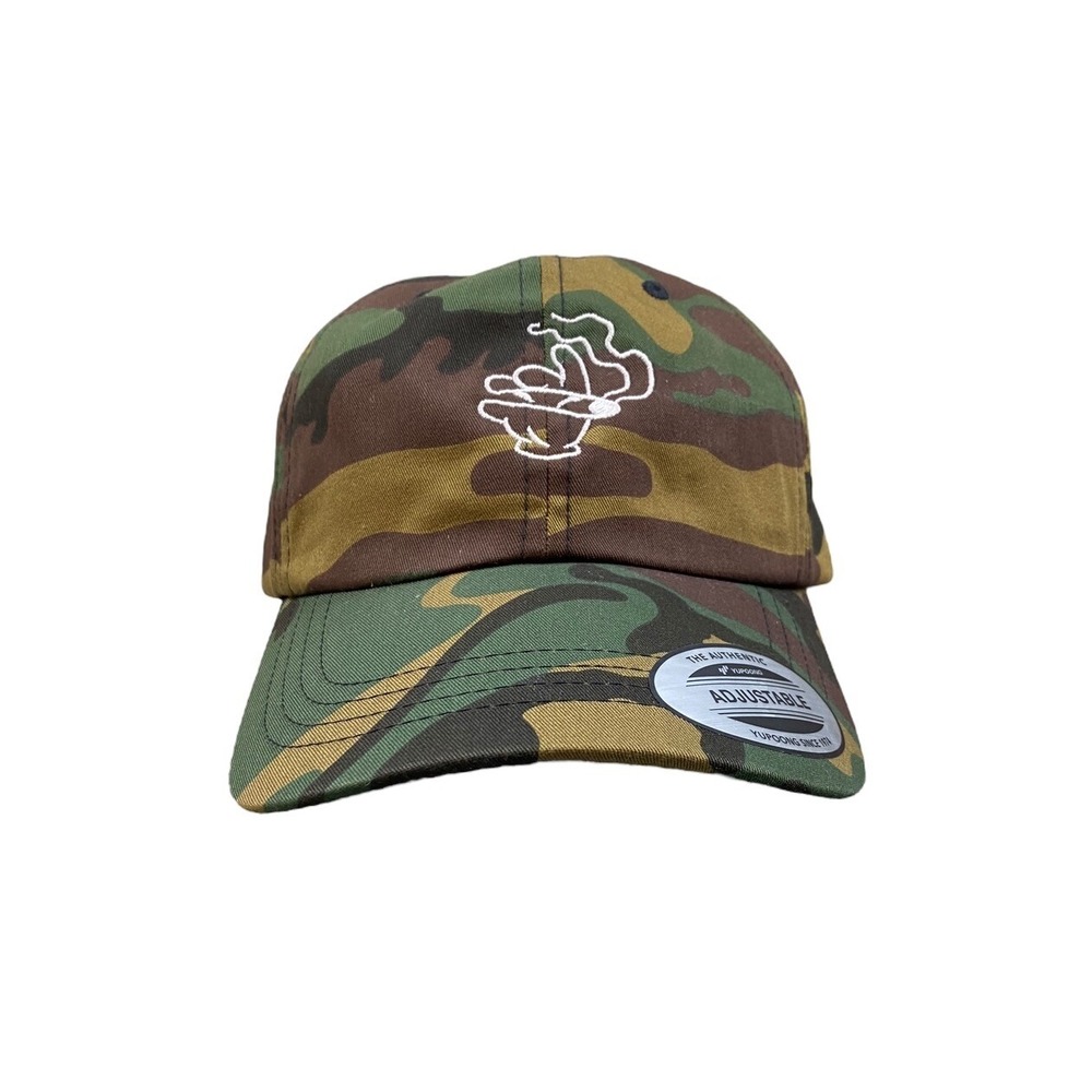 NEW Camo Army Hat Green 420 SnapBack Smoking Embroidered Adult One Size Fits All